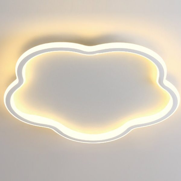 Nordic Creative Ultra-thin Cloud Shape Three Color Adjustable LED Ceiling Lamps - Image 5