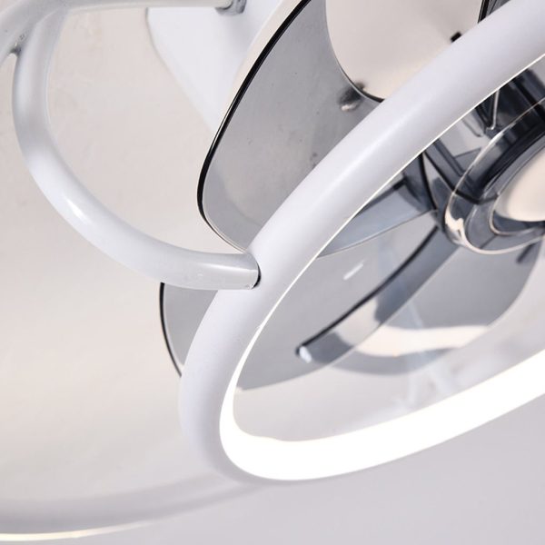 Nordic Frequency Conversion Adjustable Ceiling Fan Lights For Living Room Bedroom Dining Room - Image 9