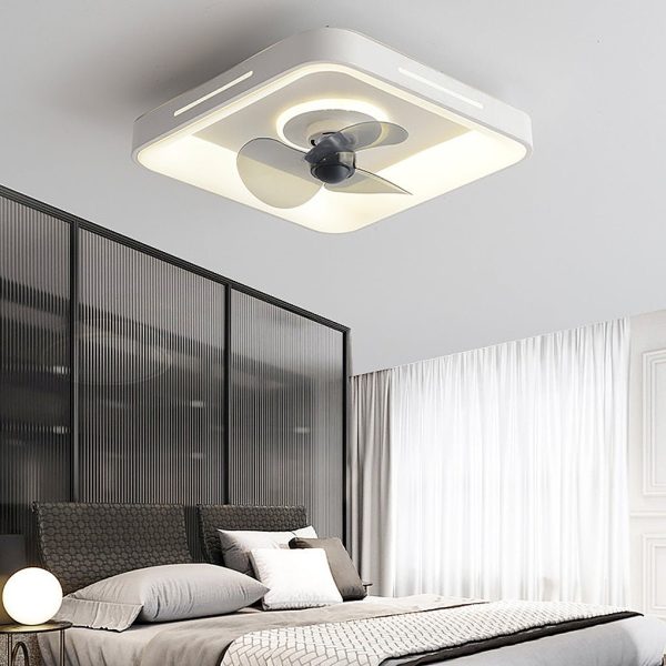 Nordic Inverter Ceiling Fan Light Ultra-thin Silent Ceiling Fan Lamp Intelligent - Image 5