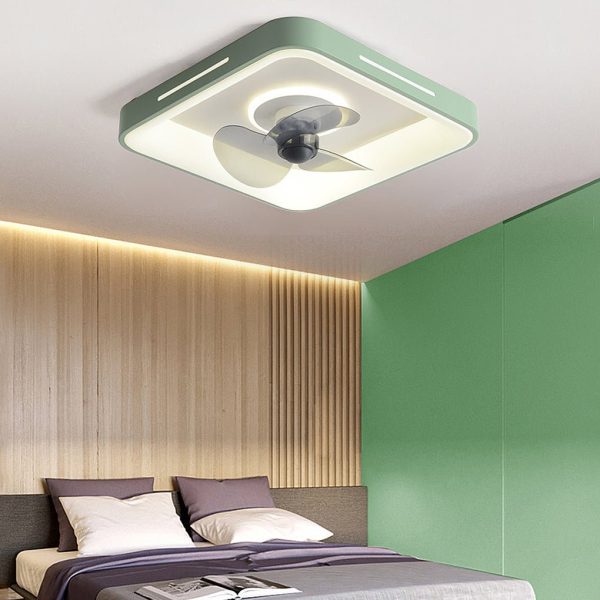Nordic Inverter Ceiling Fan Light Ultra-thin Silent Ceiling Fan Lamp Intelligent - Image 6
