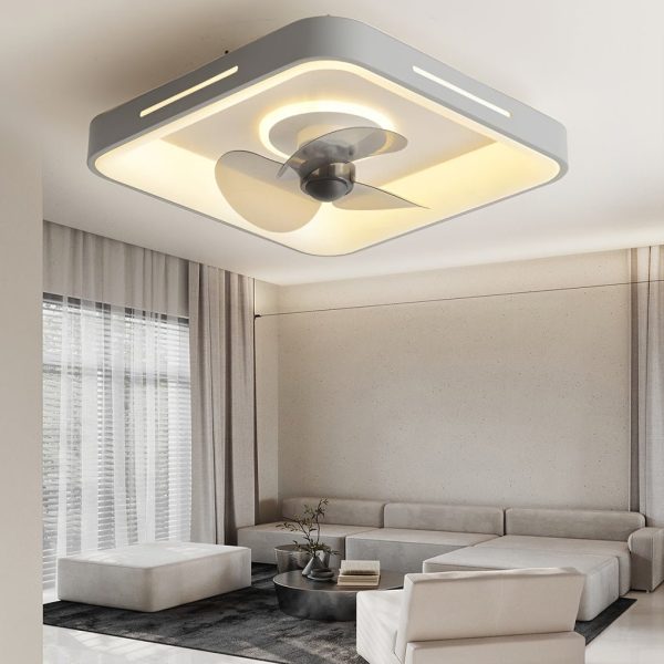 Nordic Inverter Ceiling Fan Light Ultra-thin Silent Ceiling Fan Lamp Intelligent - Image 7