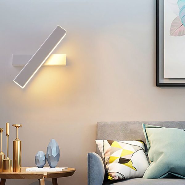 Nordic Minimalist 360?? Rotatable LED Wall Lamp for Bedside Corridor Aisle - Image 2