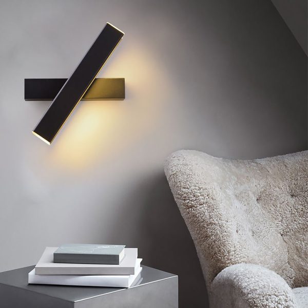 Nordic Minimalist 360?? Rotatable LED Wall Lamp for Bedside Corridor Aisle