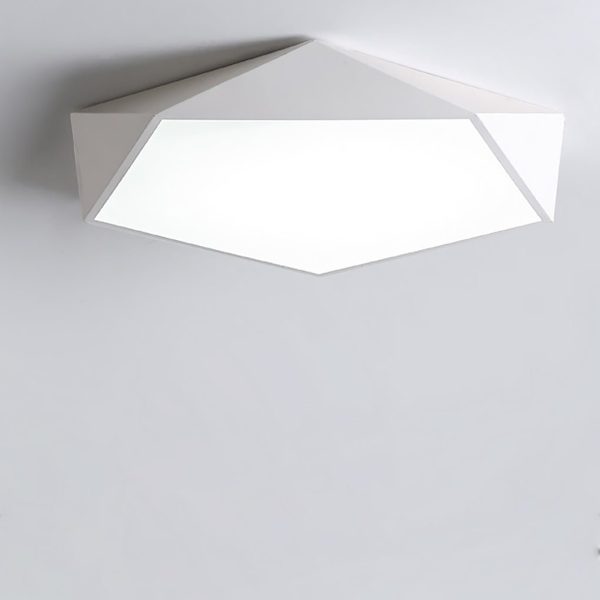 Nordic Minimalist Creative Geometric LED Three Color Dimming Ceiling Lamp - Image 5