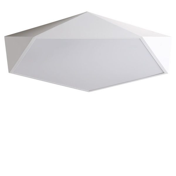 Nordic Minimalist Creative Geometric LED Three Color Dimming Ceiling Lamp - Image 7