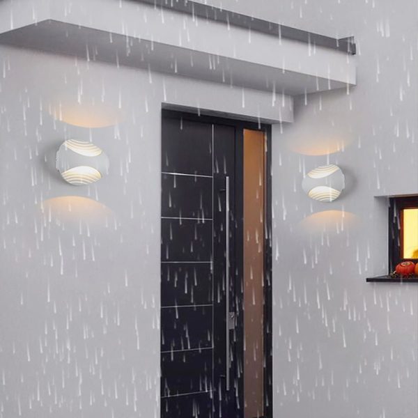 Nordic Minimalist Creative Waterproof LED Background Wall Sconces - Image 5