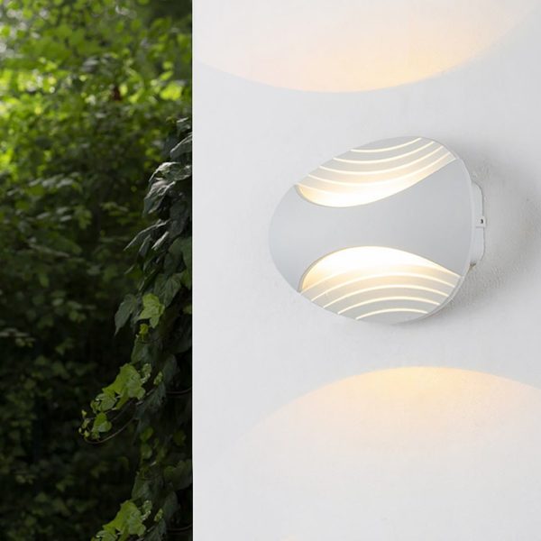 Nordic Minimalist Creative Waterproof LED Background Wall Sconces - Image 2