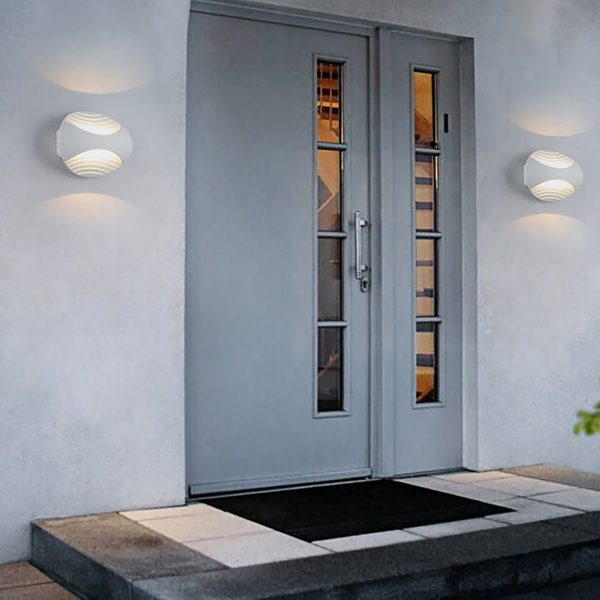 Nordic Minimalist Creative Waterproof LED Background Wall Sconces - Image 6