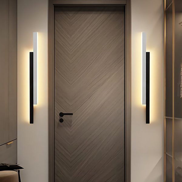 Nordic Minimalist Double Long Strip LED Wall Lamp for Living Room Bedside Aisle - Image 7