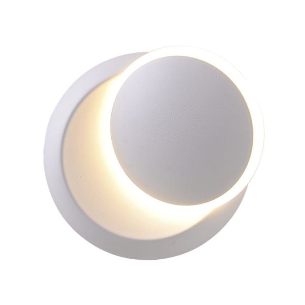 Nordic Minimalist LED Rotatable Round Wall Lights for Living Room Dining Room Cafe - Image 6