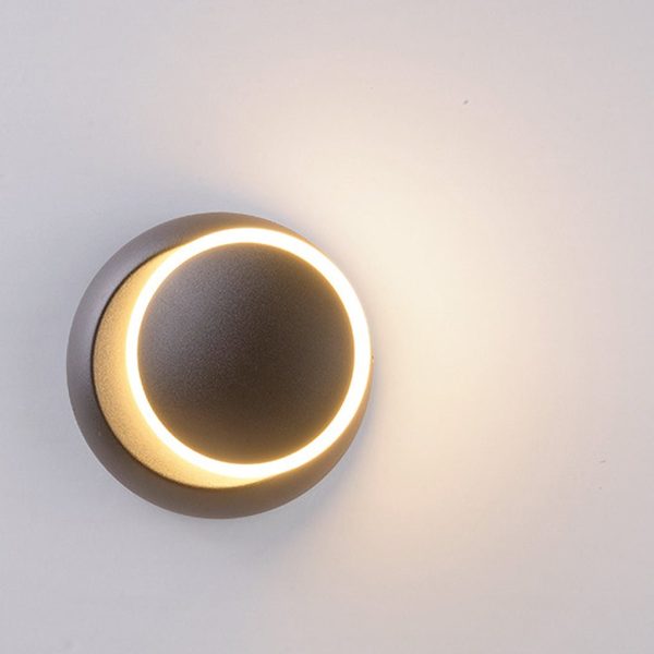 Nordic Minimalist LED Rotatable Round Wall Lights for Living Room Dining Room Cafe - Image 5