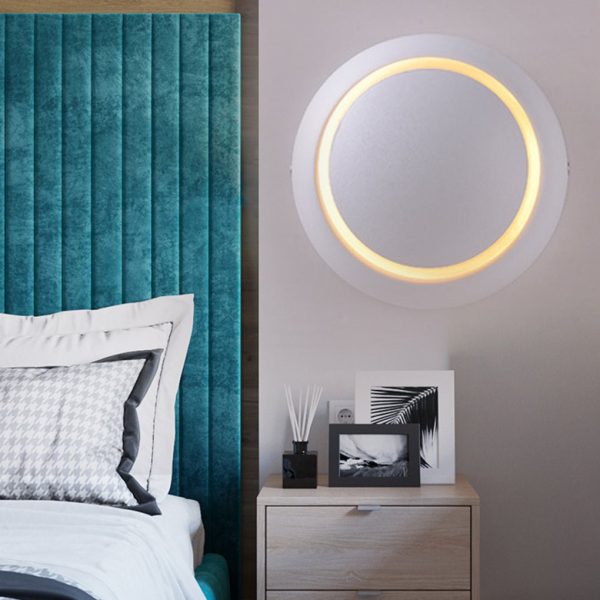 Nordic Minimalist LED Rotatable Round Wall Lights for Living Room Dining Room Cafe - Image 3