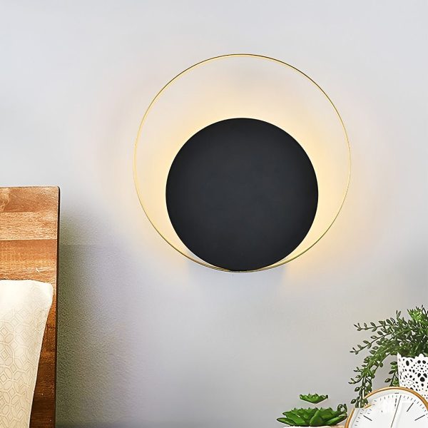 Nordic Minimalist LED Sconce Creative Round Wall Lamp Wall Sconces Wall Lights for Bedroom - Image 3