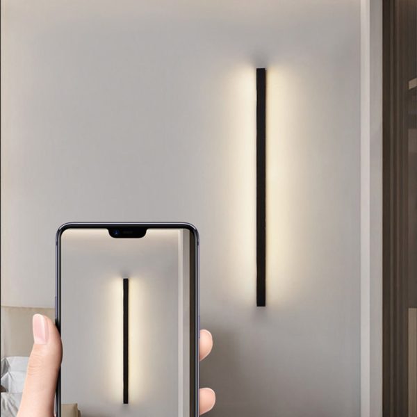 Nordic Minimalist Stepless Dimming Background Corner Atmosphere Wall Lamp - Image 5