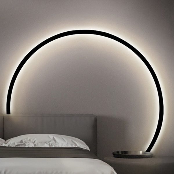 Nordic Minimalist Wiring Free Trichromatic Dimming Creative Atmosphere Wall Lamp - Image 5
