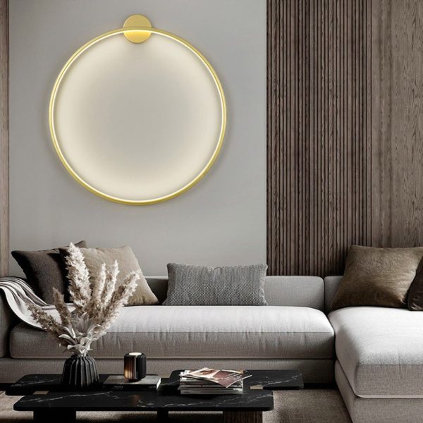 Nordic Minimalist Wiring Free Trichromatic Dimming Creative Atmosphere Wall Lamp - Image 2