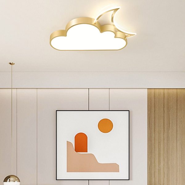 Nordic Modern Cartoon Cloud LED Flush Mount Ceiling Light Creative Kids Room and Bedroom Lighting - Image 3
