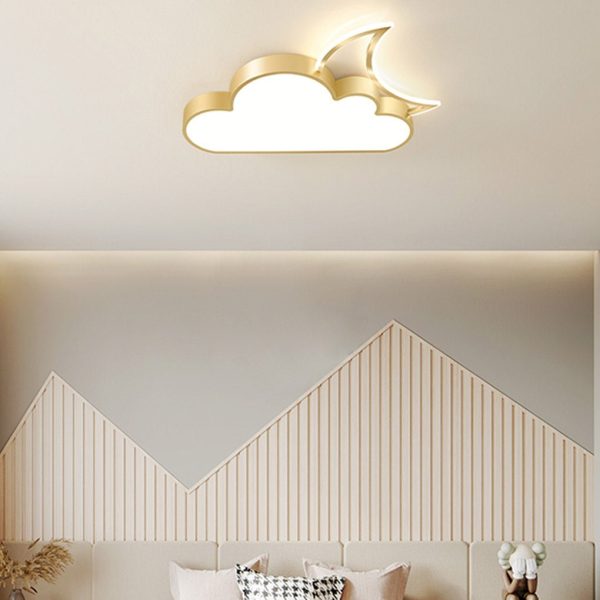 Nordic Modern Cartoon Cloud LED Flush Mount Ceiling Light Creative Kids Room and Bedroom Lighting - Image 2