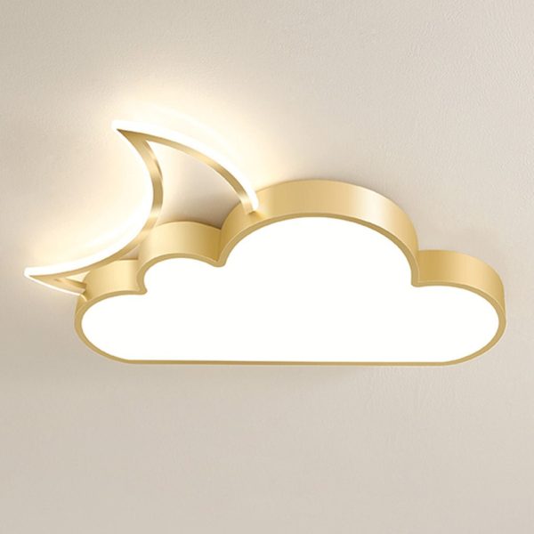 Nordic Modern Cartoon Cloud LED Flush Mount Ceiling Light Creative Kids Room and Bedroom Lighting - Image 7