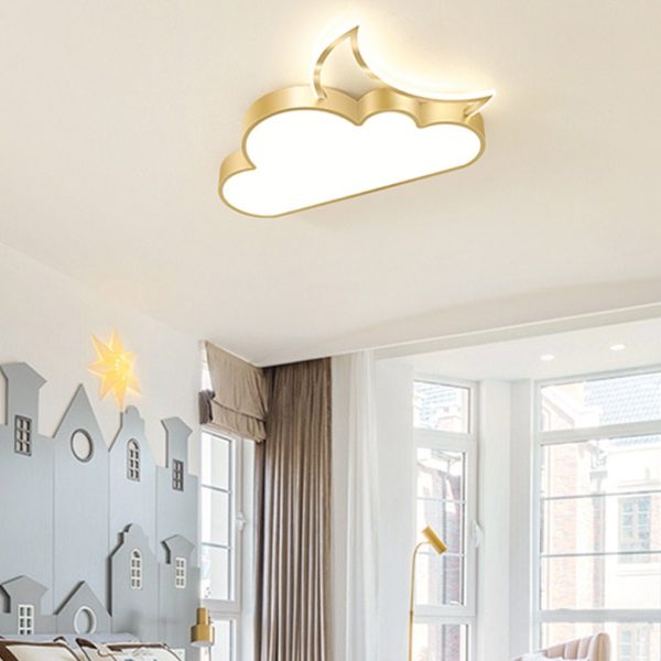 Nordic Modern Cartoon Cloud LED Flush Mount Ceiling Light Creative Kids Room and Bedroom Lighting - Image 6