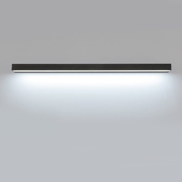 20''/24''/28'' Rectangle LED Bathroom Vanity Light with Downlight Design - Image 5