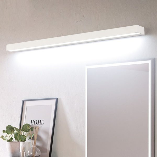 20''/24''/28'' Rectangle LED Bathroom Vanity Light with Downlight Design - Image 4