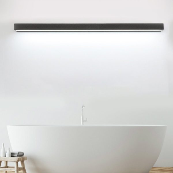 20''/24''/28'' Rectangle LED Bathroom Vanity Light with Downlight Design - Image 3