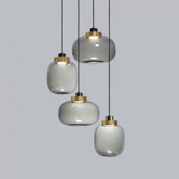 Nordic Postmodern Minimalist Warm Light LED Glass Pendent Lighting for Bedside Dinning Table - Image 6