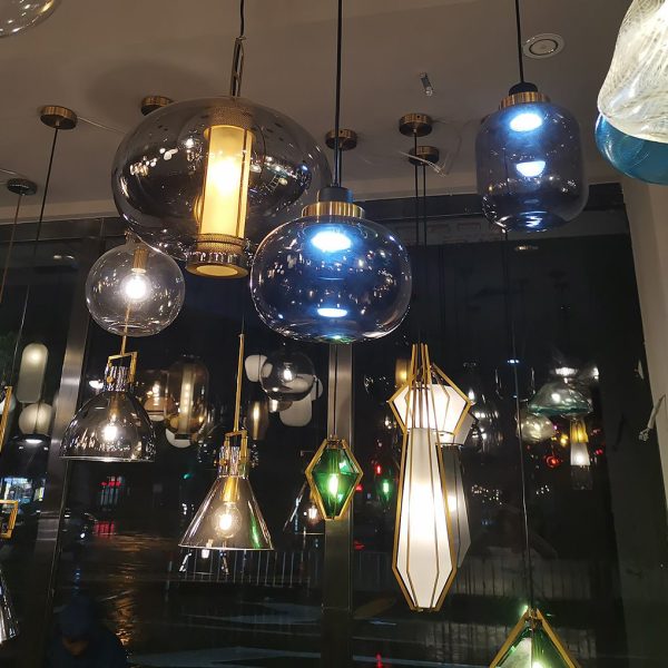 Nordic Postmodern Minimalist Warm Light LED Glass Pendent Lighting for Bedside Dinning Table - Image 3