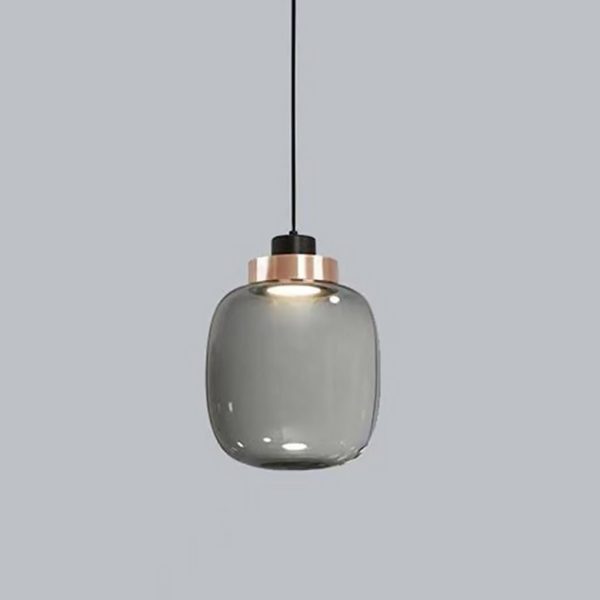 Nordic Postmodern Minimalist Warm Light LED Glass Pendent Lighting for Bedside Dinning Table - Image 5
