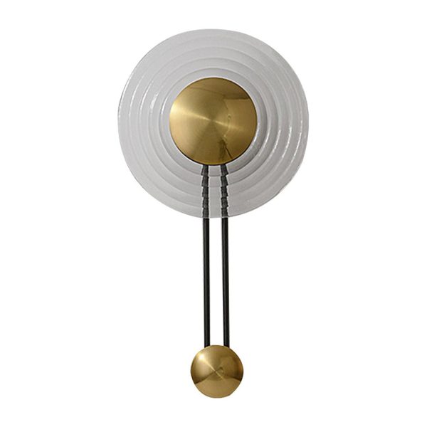Nordic Unique Corrugated Ripple Glass Ins Aisle Bedside Decorative LED Wall Lamp - Image 7