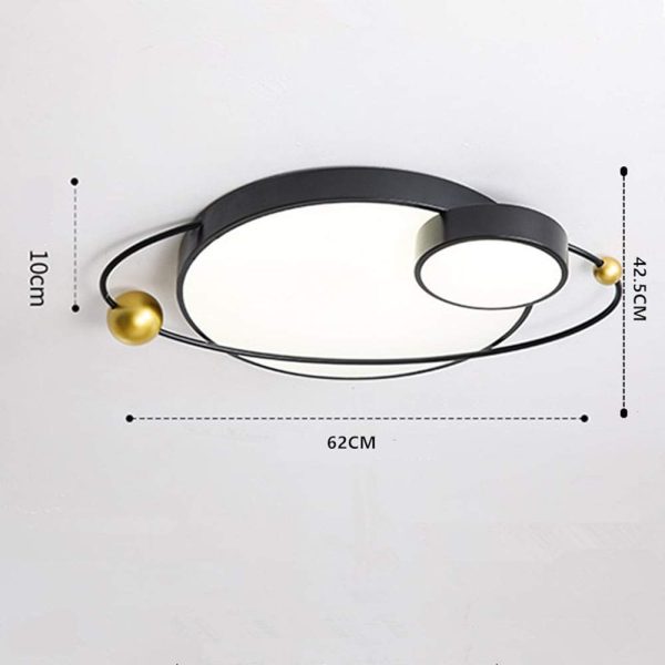 Circle Globes Flush Mount Ceiling Light LED Dimmable Light - Image 7