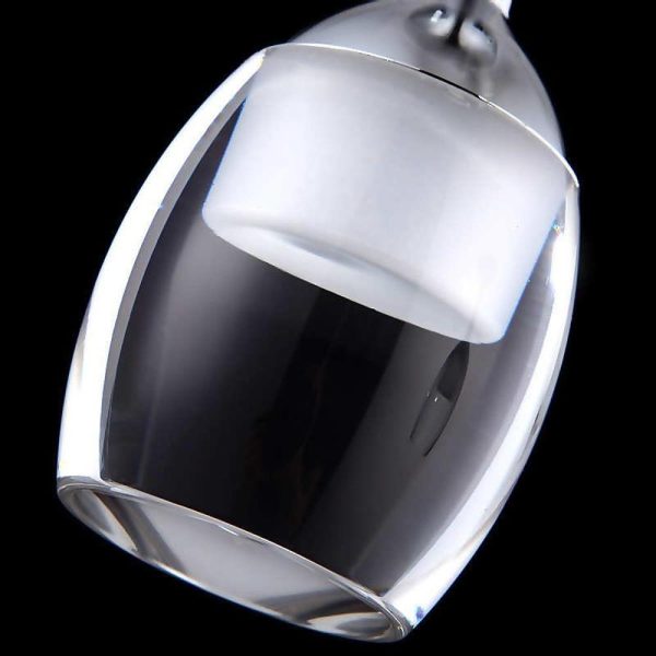 3-light Electroplated Aluminum Plastic LED Modern Chandeliers Island Lights - Image 7