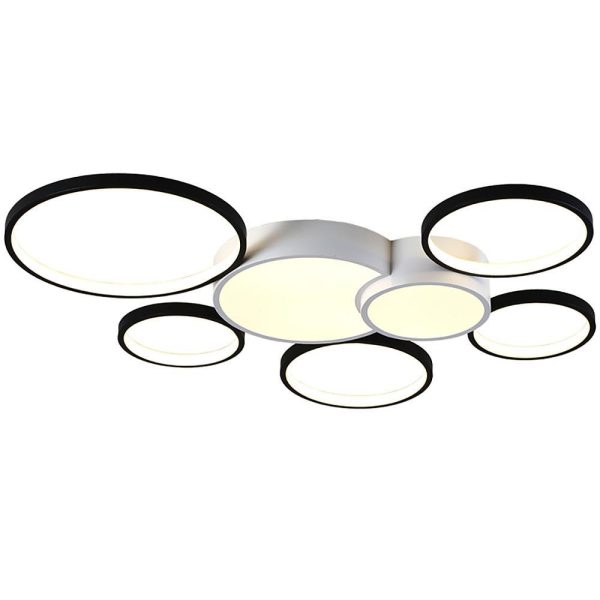 Multiple Circles LED Nordic Ceiling Lights Flush Mount Lighting - Image 11