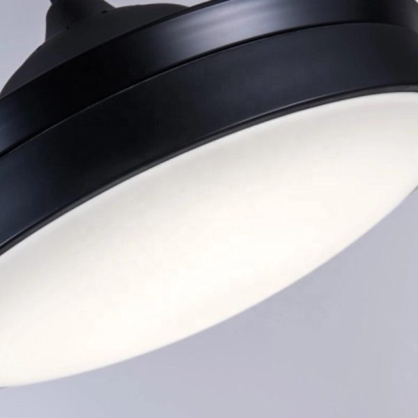 Round Drum Shaped LED Nordic Retractable Ceiling Fan with Lights - Image 7