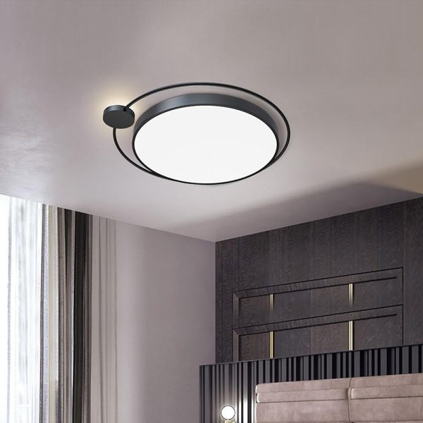 Circular Dimmable LED Nordic Flush Mount Light Ceiling Light Fixtures - Image 3