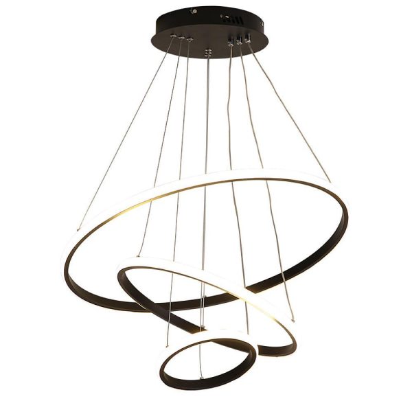 Adjustable Circle Design Dimmable LED Modern Chandeliers Ceiling Lights - Image 7