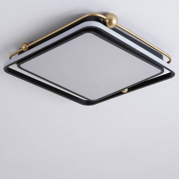 Squares Artistic LED Flush Mount Ceiling Light for Bedroom - Image 7