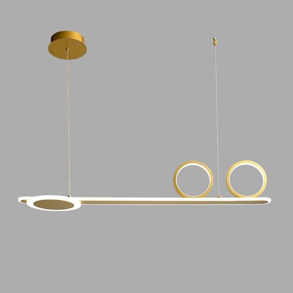 3 Circles Linear Design LED Modern Pendant Lighting Chandeliers - Image 9