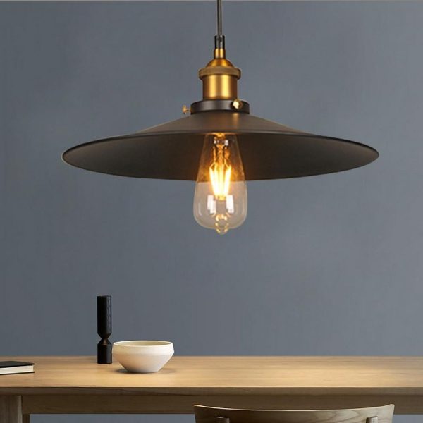 Adjustable Industrial Metal Stylish Cone-Shaped Pendant Lighting - Image 7