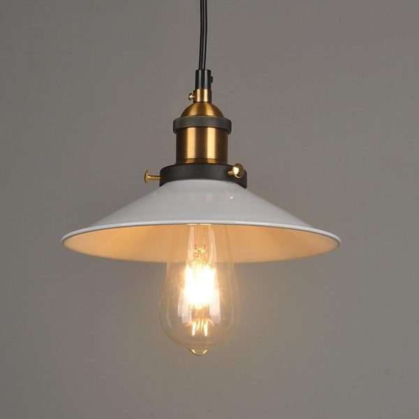 Adjustable Industrial Metal Stylish Cone-Shaped Pendant Lighting - Image 12