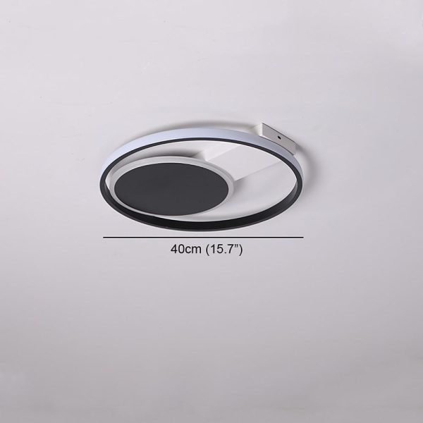 Dual Circle Flush Mount Lights LED Bedroom Ceiling Lights - Image 5