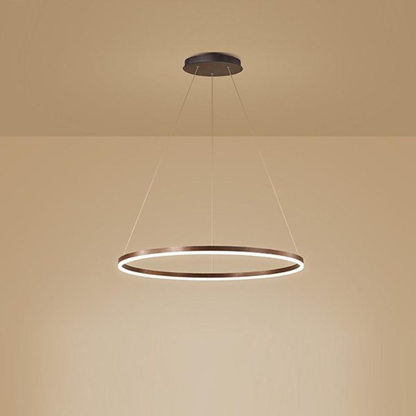 Circle LED Modern Chandelier Pendant Light Hanging Lamp Island Lights - Image 10