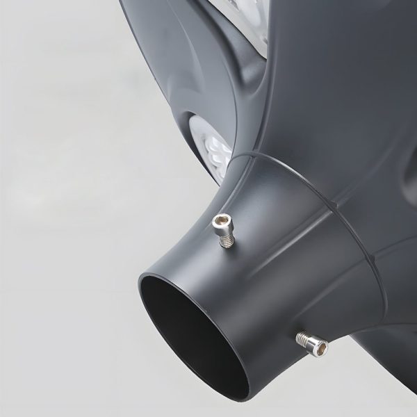 Outdoor Black LED Solar Lamp Post Street Light - Image 6