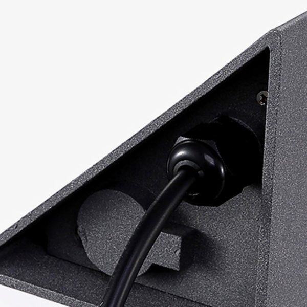 Triangle In-Wall Step Lights 110-220V LED Outdoor Wall Mounted Stairs Lights for Courtyard Garden - Image 15