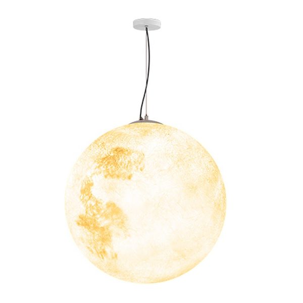 Outdoor Resin Moon Texture Chandelier Waterproof Landscape Decorative Lighting - Image 8