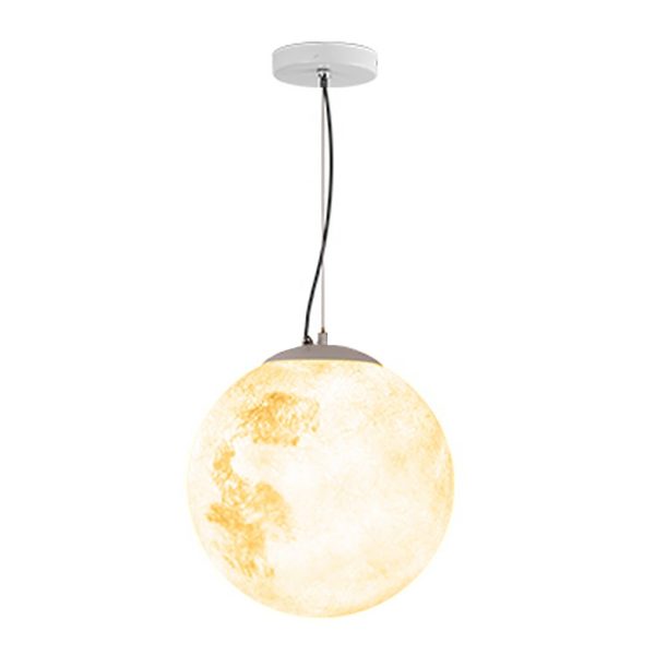 Outdoor Resin Moon Texture Chandelier Waterproof Landscape Decorative Lighting - Image 7