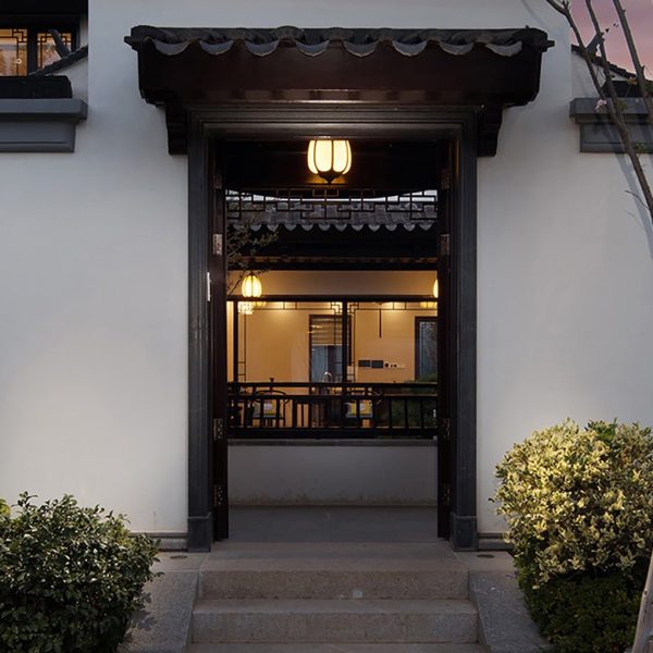 Outdoor Waterproof Landscape Garden Lamp Imitation Marble Villa Chandelier - Image 2