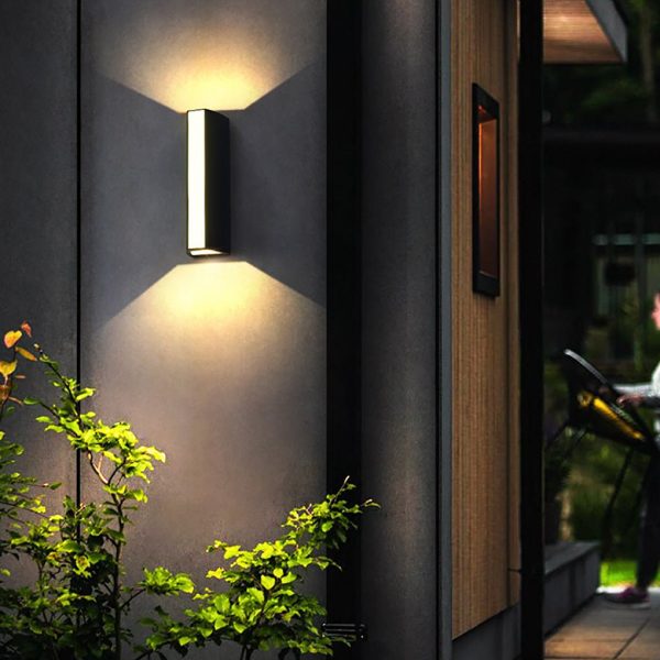 Outdoor Waterproof LED Exterior Wall Lights for Courtyard Garden Fence Decorative - Image 2