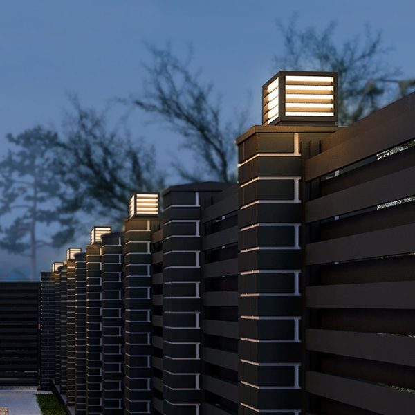 Outdoor Waterproof LED Post Lights Solar Landscape Decorative Lighting - Image 2